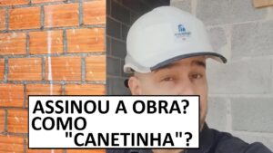 CUIDADO AO ASSINAR A OBRA COMO "CANETINHA"