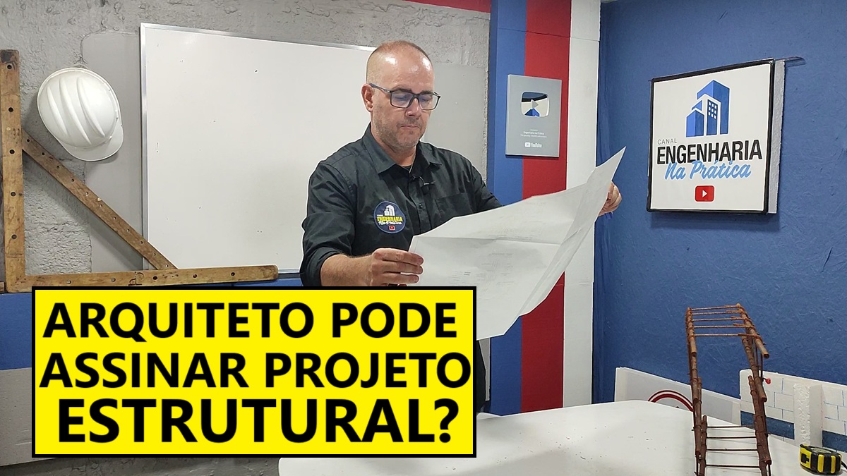 arquiteto pode assinar projeto estrutural?